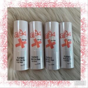 af94 Playdate Multi-Use Cheek + Lip Color - New x4 - First Prize